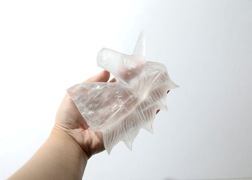 MH様【3088】 ユニコーン彫り ハート型プレート　セレナイト 楽天市場】オレンジセレナイト ハート型 トレイ 天然石