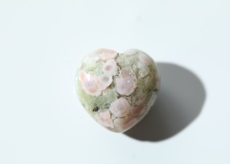 【小さなお花畑】ブルーチェリーブロッサムアゲート ハート
