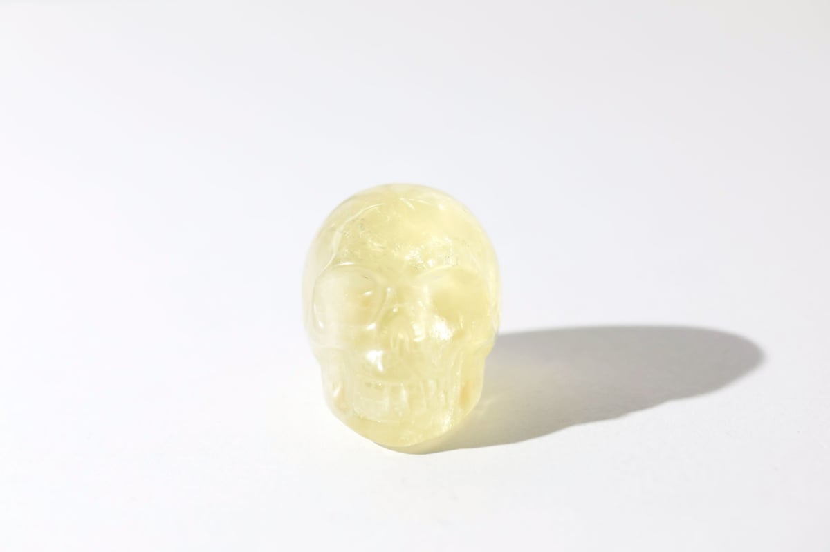 意識の光輪】ハイクオリティ シトリン スカル | Y.S.Y24