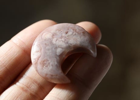 【お菓子の国で】チェリーブロッサムアゲート 月と星 B