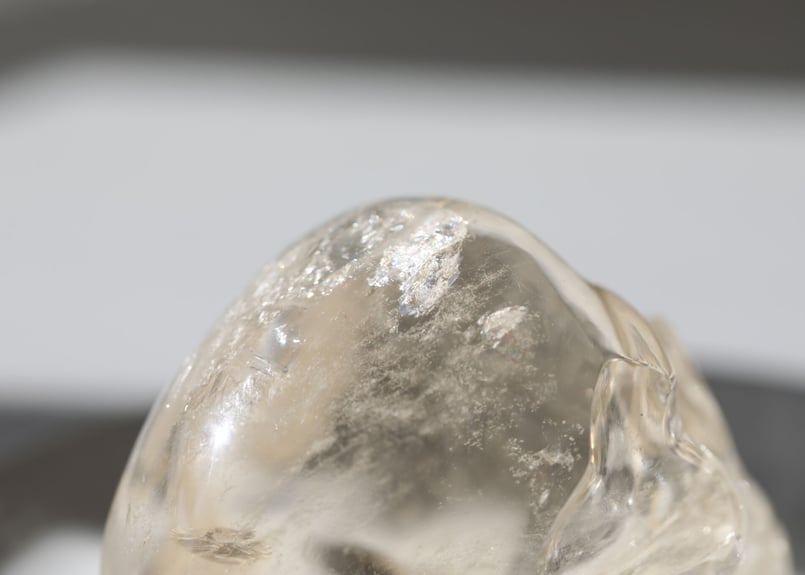 虹入りナチュラルシトリン スカル | Y.S.Y24