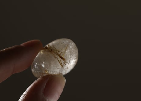 【輝きをあつめて】ルチルクォーツ タンブルA