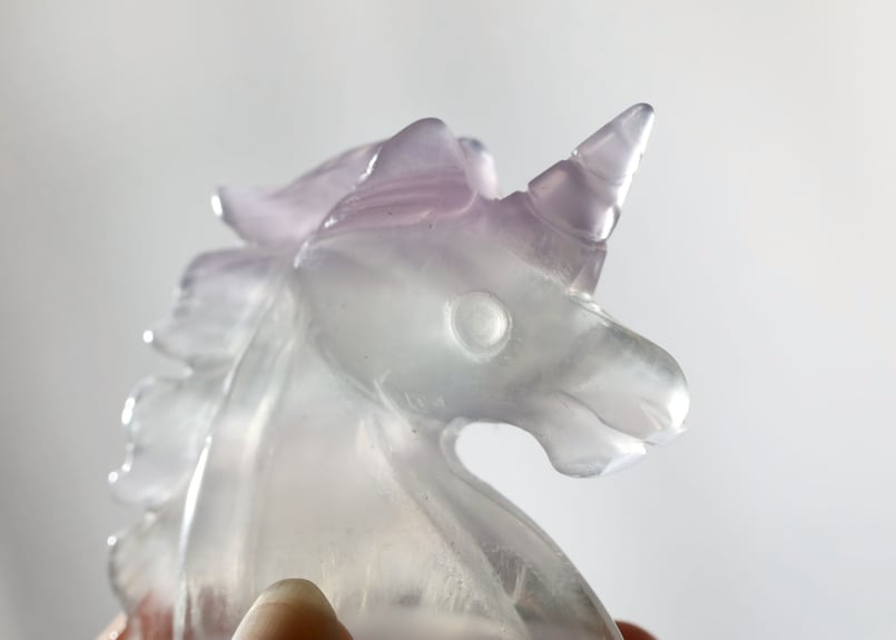 悟りのシッディ入り】フローライト ユニコーン | Y.S.Y24