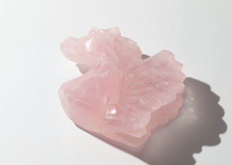 葉月ゆうによる技封入❣️【超越した幸運/良いカルマ/フロー】ローズクォーツの大きなユニサス ※イベントクーポン使用不可