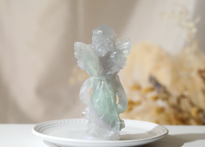 イットリウムフローライトNo.989 激安！超レア石☆蛍石☆ファントム