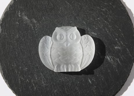 【雪の精】セレナイト ふくろう