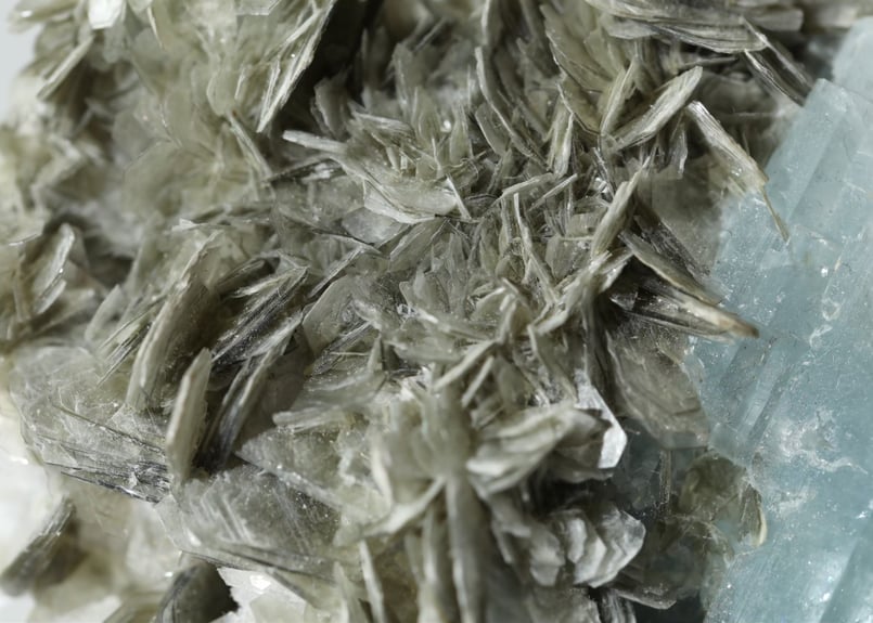 宇宙意識と接続する】技入り❣️ アクアマリン＆マイカ 原石 【人魚の