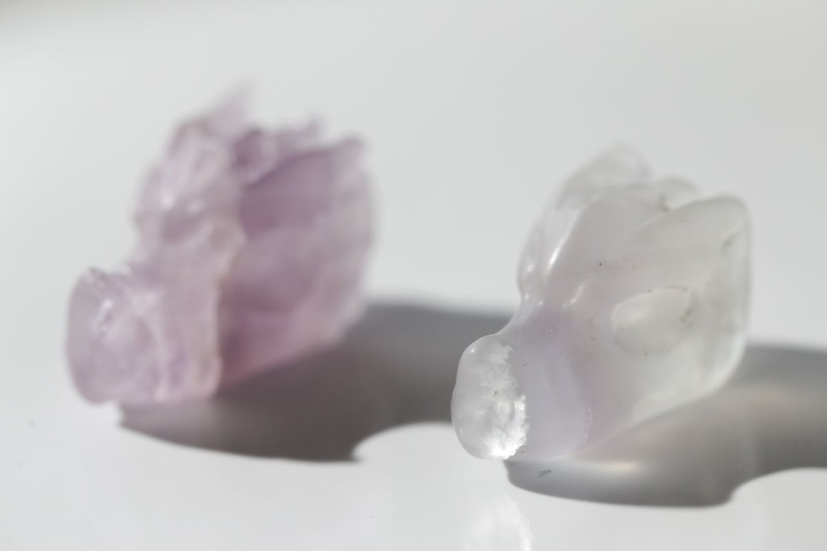 聡明な龍】ラベンダーフローライト ミニドラゴン | Y.S.Y24