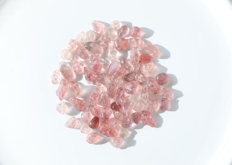 ストロベリークォーツ(タンザニア産) 約10.5mm～11mm ストロベリークォーツ(タンザニア産) 約10.5mm～11mm アクセサリー