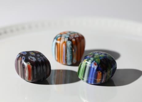 【マインドの拘束からの解放シッディ入り】ムラーノガラス（3個セット）