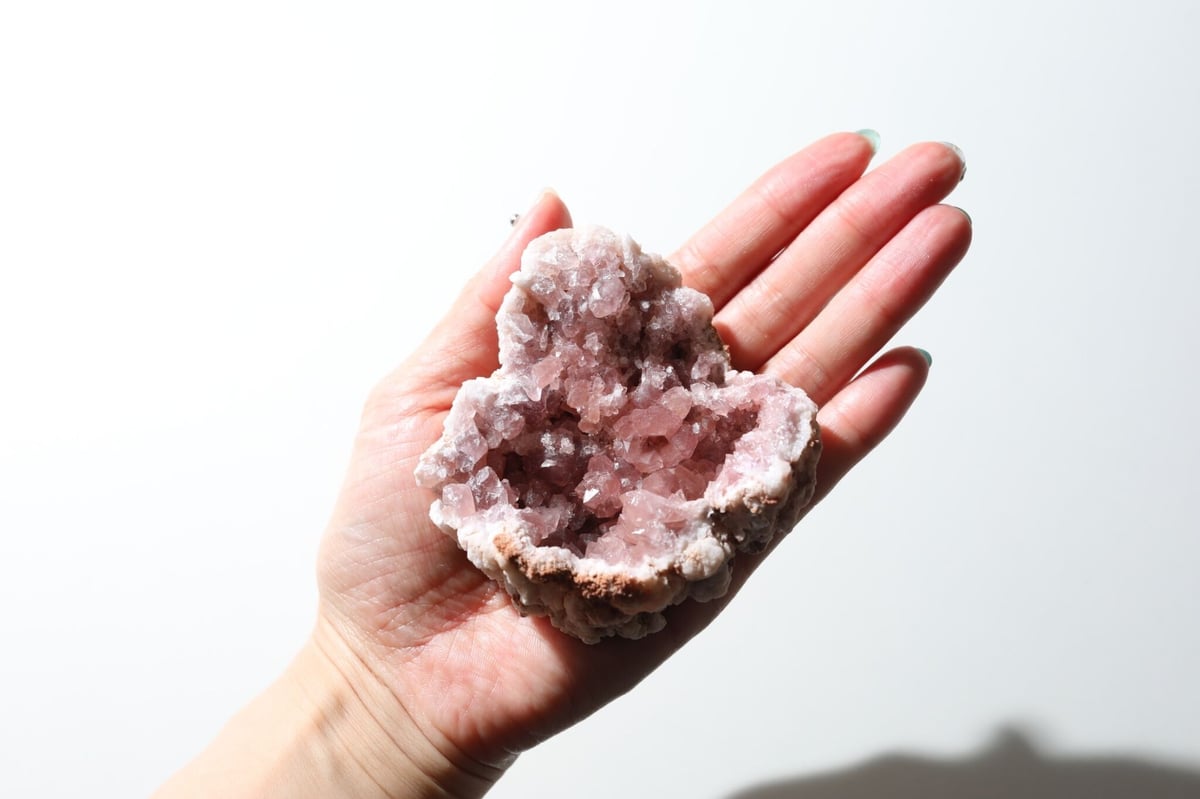 桃色の龍】ピンクアメジスト ジオード | Y.S.Y24