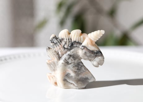 【デザインを楽しむ】クレイジーレースアゲート ユニコーン