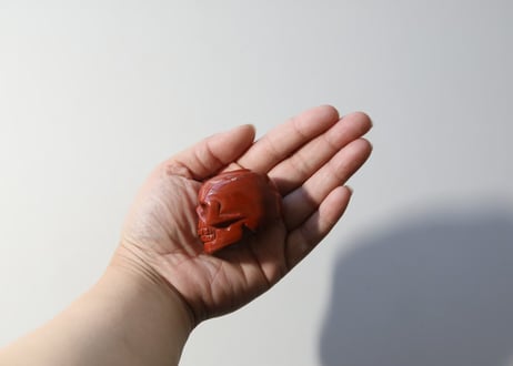 【カルマ解放のシッティ入り】レッドジャスパー スカル