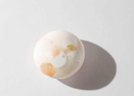 【必要なものすべてと繋がる「コネクション」シジル封入＆悟りのシッディ入り】ピンク＆ホワイトスコレサイト 握り石 オリジナルカードつき❣️ ※イベントクーポン使用不可