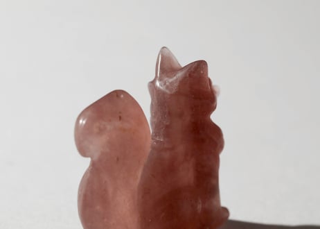【美意識の妖精】ストロベリークォーツ きつね