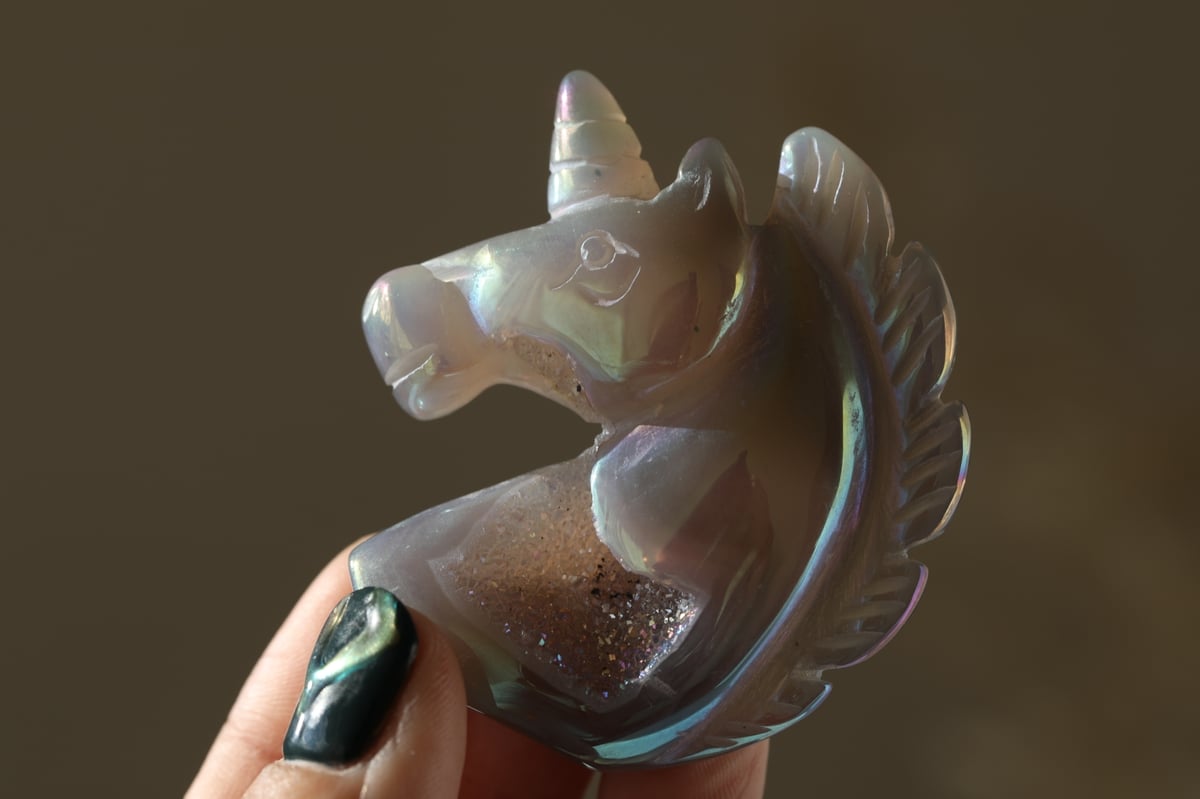 エンジェルオーラドゥルジーアゲート　スカル　ドゥルジー　ガイコツ エンジェルオーラドゥルジーアゲート スカル ドゥルジー