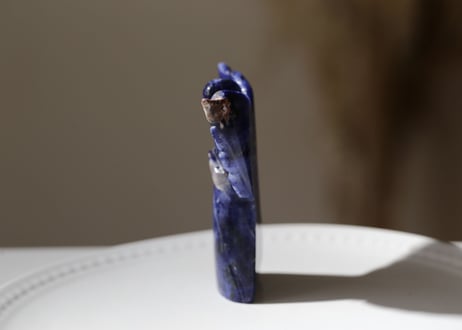 【脳を癒す】ソーダライトの羽を広げた天使
