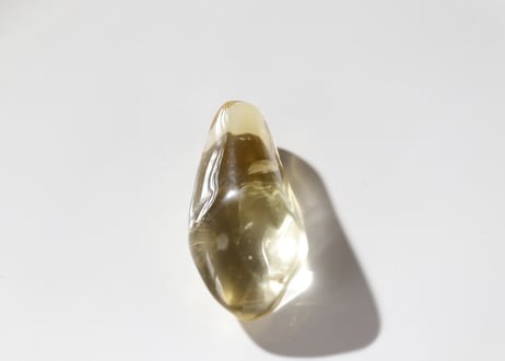 【気持ちを掴む】ナチュラルシトリン タンブルL