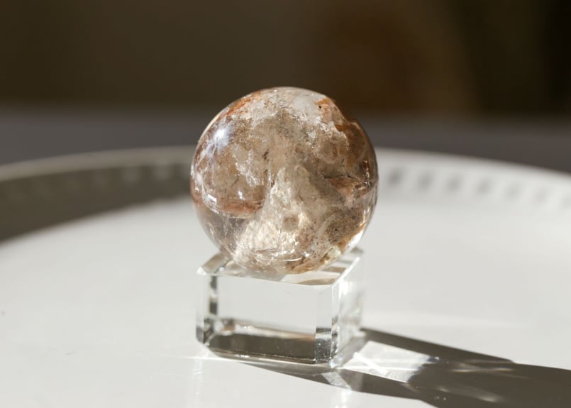 白い楽園】ホワイトガーデンクォーツ スフィア | Y.S.Y24