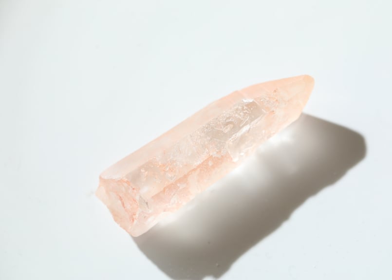 ハートからの願い】ピンクレムリアンクォーツ パストタイムリンク入り
