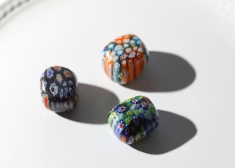 【マインドの拘束からの解放シッディ入り】ムラーノガラス（3個セット）