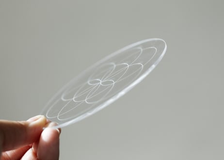 【はじまりの合図】シードオブライフ グリッドプレート(10cm)
