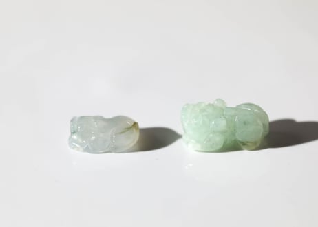 【調和が満ちる】ちび翡翠 ヒキュウペア
