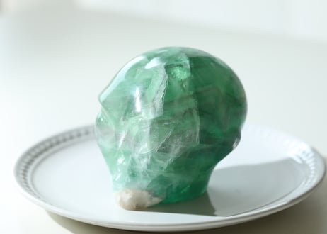 技封入❣️【金龍、金運の器が広がる/青龍が宿り、仕事運・魅力UP、人間関係の運が良くなる】 虹入り フローライト エイリアン ※イベントクーポン使用不可