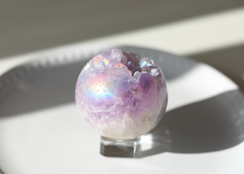 エンジェルオーラアメジスト ジオード スフィア 【ルイ】 | Y.S.Y24
