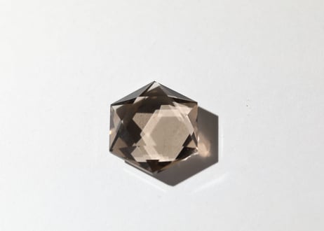【悟りのシッディ入り】スモーキークォーツ 六芒星（ミニ）