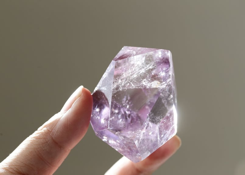 神聖な色彩】ハイクオリティ ラベンダーアメジスト フリーフォーム