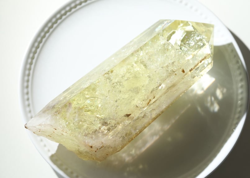 Special healing】虹入り ナチュラルシトリン ポイント | Y.S.Y24