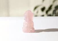 技封入❣️【先祖供養/時給一億/あらゆる可能性の扉を開く】ローズクォーツ ブッダ ※イベントクーポン使用不可