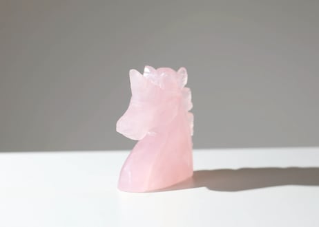 【6周年ユニコーン祭り🦄】新鮮な愛のローズクォーツ ユニコーン