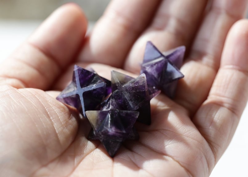 アメジストマカバ ◇ Amethyst ◇天然石・鉱物・パワーストーン AT262】アメジスト / 深い紫色が魅力の魔除けのアメジストクラスター