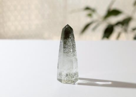 【CHAOSCLEARING カオス解消（自分を超えて成長する）シジル封入 オリジナルカード付き❣️】クローライト入り ガネッシュヒマール産水晶 ポイント ※イベントクーポン使用不可