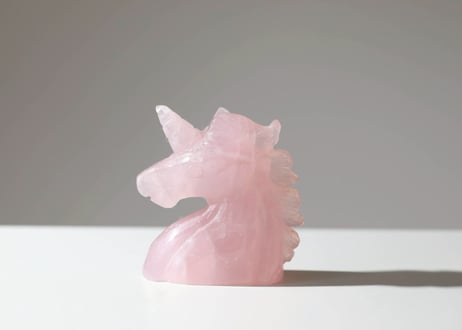 【6周年ユニコーン祭り🦄】新鮮な愛のローズクォーツ ユニコーン