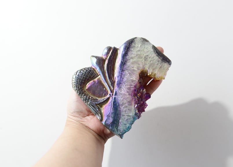 RO8☆特別ご提供☆癒し&浄化☆次世代クリスタル【レインボーオーラ