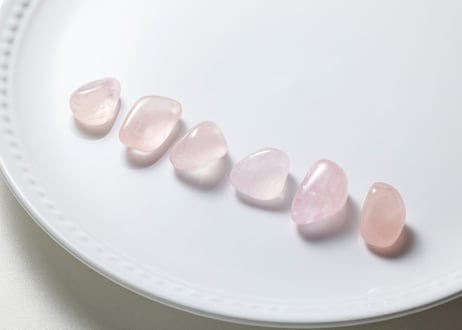 【与えることの喜び】ハイクオリティ モルガナイト タンブルS（６個セット）