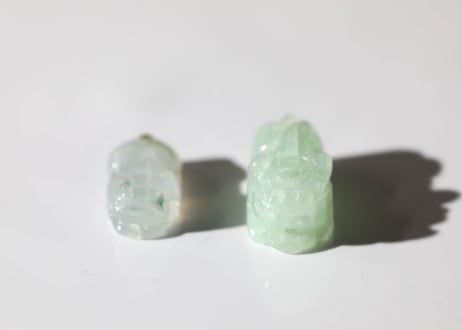 【調和が満ちる】ちび翡翠 ヒキュウペア