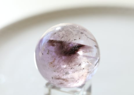 【あなたはonly one】虹入りトリコロール 水晶 スフィア