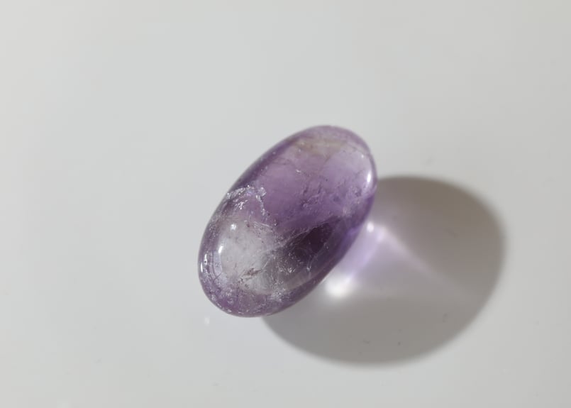 高品質　大きい！　濃いパープル、ピンク　アメジスト 虹入り　スフィア　スタンド付 慈愛】虹入り バイカラーアメジスト タンブル | Y.S.Y24