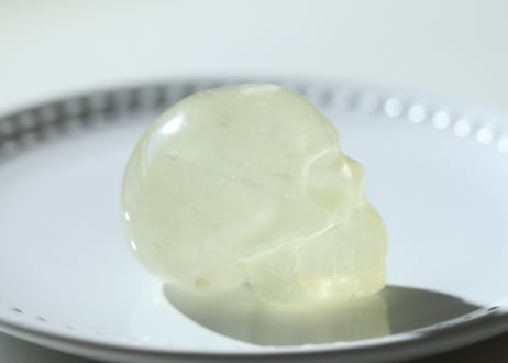 技封入❣️【使命に出会う】虹入り ナチュラルシトリン スカル ※イベントクーポン使用不可