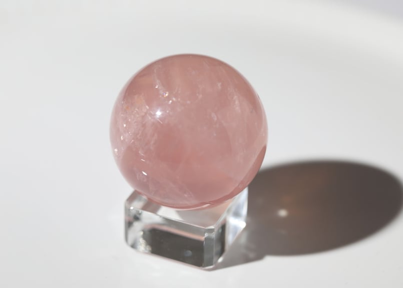 ローズスター】ハイクオリティ スターローズクォーツ スフィア | Y.S.Y24