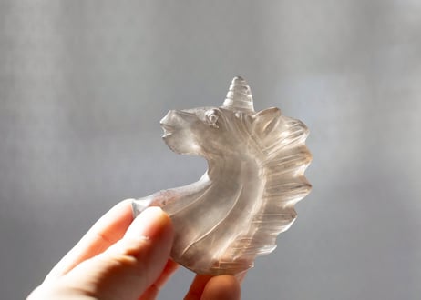 【6周年ユニコーン祭り🦄】【悟りのシッディ入り】あなたを愛すスモーキークォーツ ユニコーン