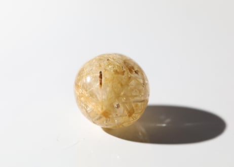 【あなたを強くする】ルチルクォーツ タンブル