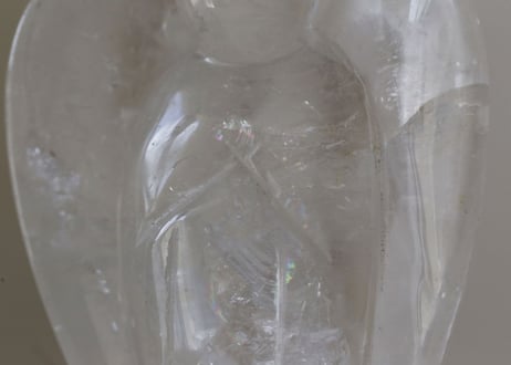 虹入り クリアクォーツ 天使