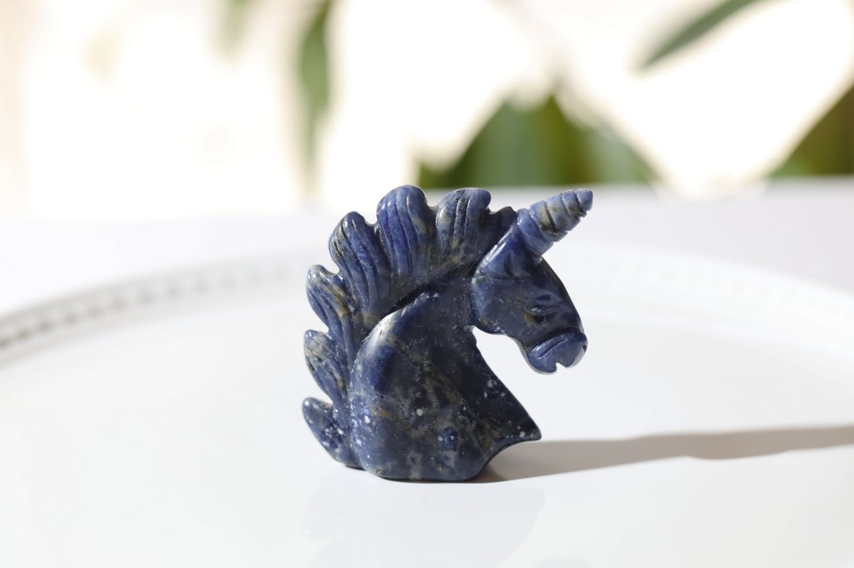 ソーダライト 天然石 ユニコーン あらゆる知性とつながる】ソーダライト ユニコーン | Y.S.Y24