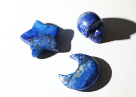 【宇宙を感じる】ラピスラズリのスカルセット