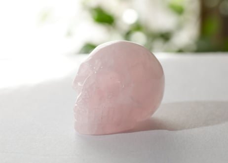 技封入❣️【行きたい世界に行ける】ローズクォーツ スカル ※イベントクーポン使用不可